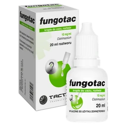 Fungotac 10 mg/ml krople do uszu, roztwór 