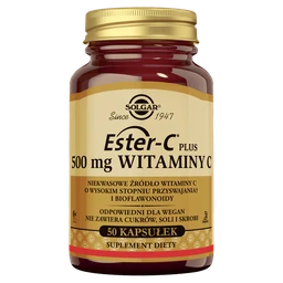 Solgar Ester C Plus 500 mg witaminy C kapsułki 