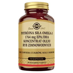 Solgar Omega-3 1764 mg EPA/DHA 950 mg kapsułki 