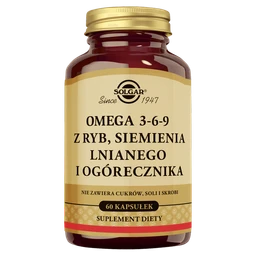 Solgar Omega 3-6-9 433,3 mg+433,3 mg+433,3 mg kapsułki 