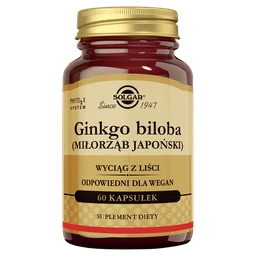 Solgar Ginkgo Biloba kapsułki 