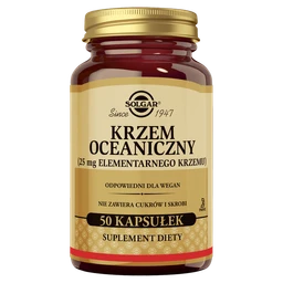 Solgar Krzem oceaniczny 100 mg+25 mg kapsułki 