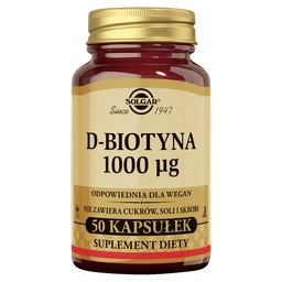 Solgar D-Biotyna 1000 µg kapsułki 