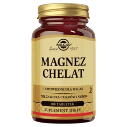 Solgar Magnez Chelat 100 mg tabletki 