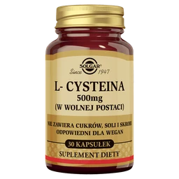 Solgar L-Cysteina 500 mg kapsułki 