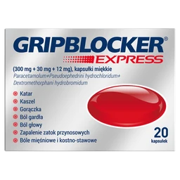 Gripblocker Express 300 mg+30 mg+12 mg kapsułki miękkie 