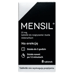 Mensil 25 mg tabletki do rozgryzania i żucia 