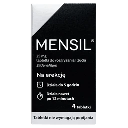 Mensil 25 mg tabletki do rozgryzania i żucia 