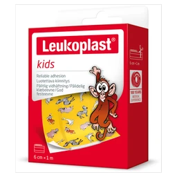 Leukoplast Kids, plaster z opatrunkiem, 6 cm x 1 m 