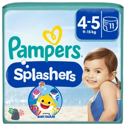 Pampers Splashers, pieluchomajtki do pływania, rozmiar 4-5, 9-15 kg 