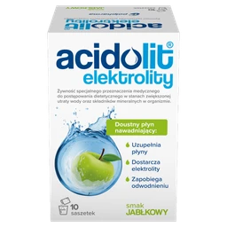 Acidolit jabłkowy proszek do przygotowania roztworu doustnego 