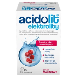 Acidolit malinowy proszek do przygotowania roztworu doustnego 