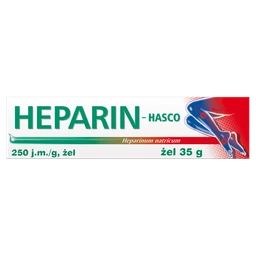 Heparin-Hasco 250 j.m./g żel 