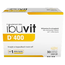 Ibuvit D 400 j.m. kapsułki twist-off 