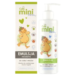 Cutis Mini derm, emulsja micelarna, od pierwszych dni życia 