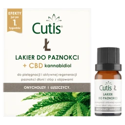 Cutis Ł Łuszczyca lakier do paznokci + CBD 