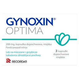 Gynoxin Optima 200 mg kapsułki dopochwowe, miękkie 