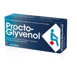 Procto-Glyvenol 400 mg+40 mg czopki doodbytnicze 