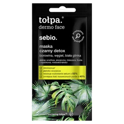 Tołpa Dermo Face, Sebio, maska czarny detox 