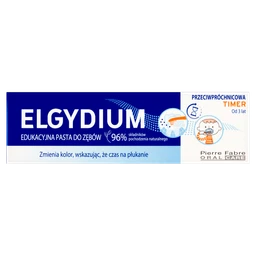 Elgydium Timer, edukacyjna pasta do zębów zmieniająca kolor 