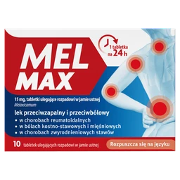 Mel Max 15 mg tabletki uleg. rozpad. w j. ustnej 