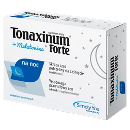 Tonaxinum Forte + Melatonina na noc tabletki powlekane 