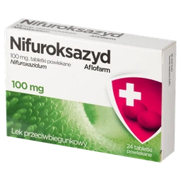 Nifuroksazyd Aflofarm 100 mg tabletki powlekane 