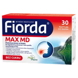 Fiorda MAX MD pastylki do ssania 