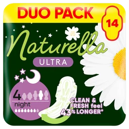 Naturella Ultra Night podpaski ze skrzydełkami 