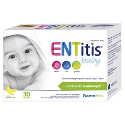 ENTitis Baby smak bananowy proszek 