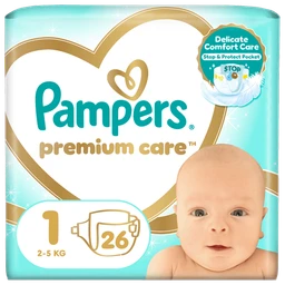 Pampers Premium Care, pieluchy, rozmiar 1, 2-5 kg 