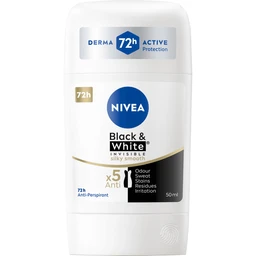 Nivea Invisible Black & White, antyperspirant w sztyfcie Silky Smooth 