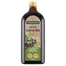 Premium Rosa Sok 100% Czarny Bez BIO 