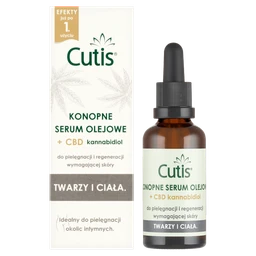 Cutis konopne serum olejowe + CBD 
