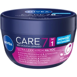 Nivea Care 5w1, lekki krem do twarzy na noc 