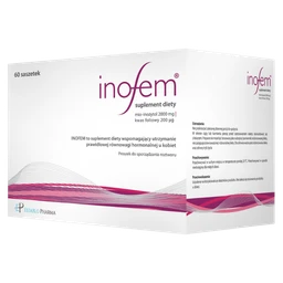 Inofem 2000 mg+200 µg/porcję proszek do sporządzenia roztworu o smaku cytrynowym 