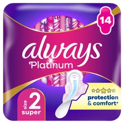 Always Platinum Super podpaski ze skrzydełkami rozmiar 2 