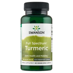 Swanson Full Spectrum Turmeric-opóźnione uwalnianie, kapsułki 