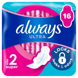 Always Ultra Super Duo Podpaski ze skrzydełkami 