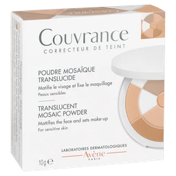 Avene Couvrance, Transparentny Puder mozaikowy do skóry wrażliwej 