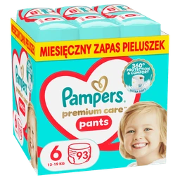 Pampers Premium Care Pants 6 (15+ kg), pieluchomajtki jednorazowe 
