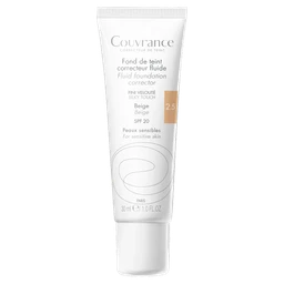 Avene Eau Thermale Couvrance, fluid korygujący, SPF 20, 2.5 beżowy 