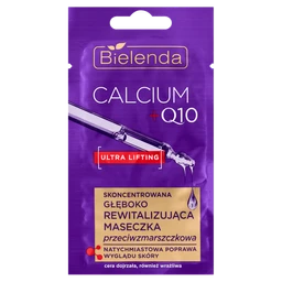 Bielenda Calcium + Q10 skoncentrowana, głęboko rewitalizująca maseczka przeciwzmarszczkowa 