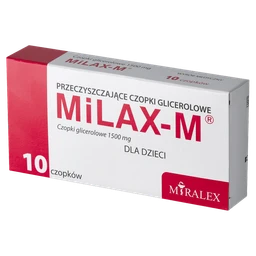 Milax- M dla dzieci 1500 mg czopki 