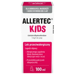 Allertec Kids 5 mg/5 ml syrop kids 