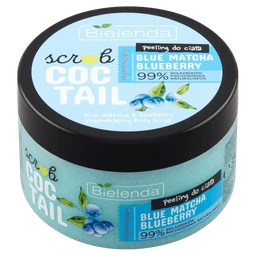 Bielenda Coctail Scrub Blue matcha + blueberry regenerujący peeling do ciała 