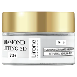 Lirene Dermoprogram Diamentowy Lifting 3D przeciwzmarszczkowy krem odbudowujący 70+ 