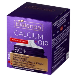 Bielenda Calcium + Q10, skoncentrowany, radykalnie odbudowujący krem przeciwzmarszczkowy na dzień, 60+ 