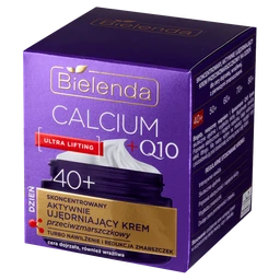 Bielenda Calcium + Q10, skoncentrowany, aktywnie ujędrniający krem przeciwzmarszczkowy na dzień, 40+ 