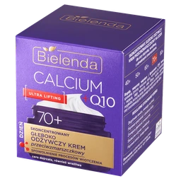 Bielenda Calcium + Q10, skoncentrowany, głęboko odżywczy krem przeciwzmarszczkowy na dzień, 70+ 